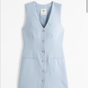 BRAND NEW NEVER WORN WITH TAGS. Abercrombie Vest Dress in Blue